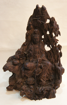 加里曼丹水沉文殊菩薩雕像